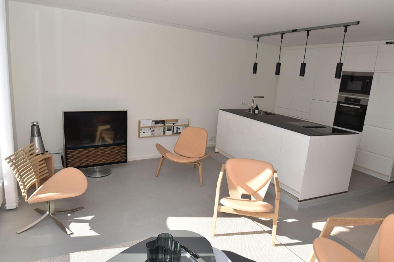 Fewo1846 - Foerdeview - Luxurioese Wohnung Mit 2 Schlafzimmern Und Balkon Mit Hafenblick フレンスブルク エクステリア 写真